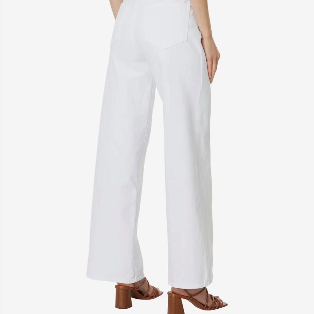 Paige Jeans Sasha White Wide-Leg 24 - Picture 2 of 4